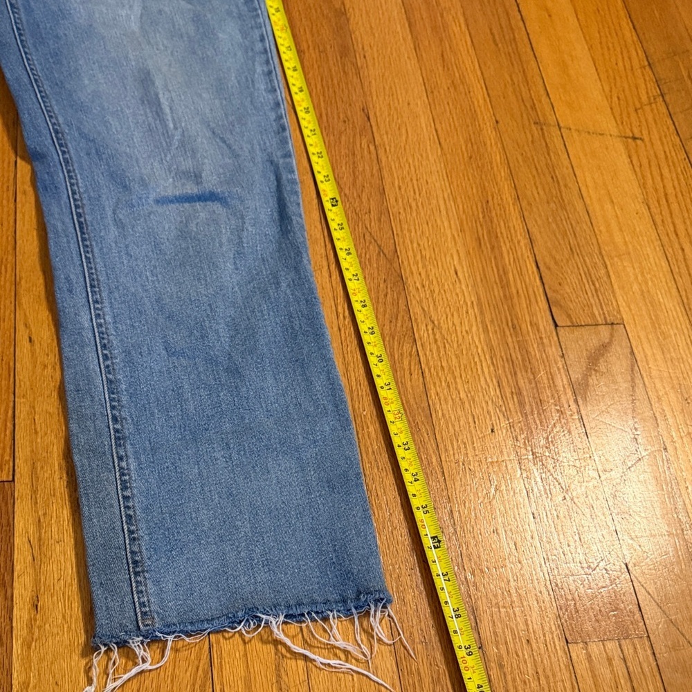 Harper High Rise Distressed Blue Jeans - Picture 8 of 12